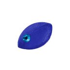 Broche Lapel Pin 35x20x11mm Mus Blå-Transparent Skinnende med lyseblå øje Plastik
