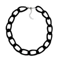 Kædebrede pansrede kædeled Plastik Sort-blank 45 cm