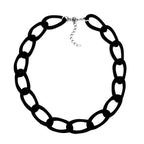 Kædebrede pansrede kædeled Plastik Sort-blank 45 cm