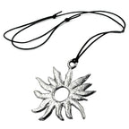 Kæde 68mm Tinvedhæng Sol 110cm