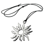Kæde 68mm Tinvedhæng Sol 110cm