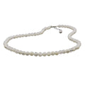 Kæde 6 mm perle plastik krystalcreme 42 cm