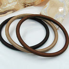 Armbånd 75x15mm ring spil 3 plastikringe i forskellige brune nuancer mat