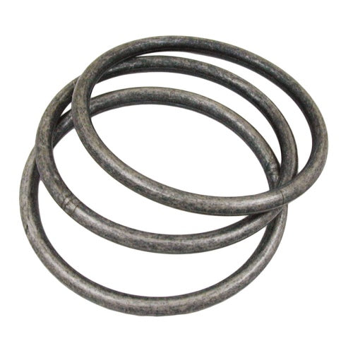 Armringspil med 3 plastikringe 75x15mm sølvgrå