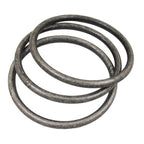 Armringspil med 3 plastikringe 75x15mm sølvgrå