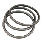 Armringspil med 3 plastikringe 75x15mm sølvgrå