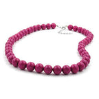 Halskædeperler 10mm violet blank