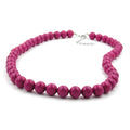 Halskædeperler 10mm violet blank