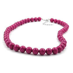 Halskædeperler 10mm violet blank