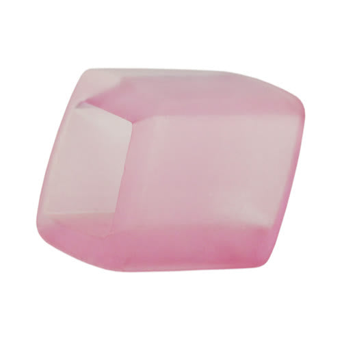 Stofring 45x36x18mm sekskantet lyselilla-gennemsigtig mat plastik
