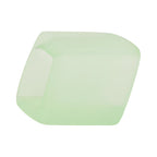 Stofring 45x36x18mm sekskantet limegrøn gennemsigtig mat plastik