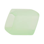 Stofring 45x36x18mm sekskantet limegrøn gennemsigtig mat plastik