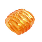 Stofring 35x34x23mm spiralplastik orange-transparent blank