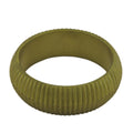 Armbånd 85x26 mm olivengrøn rillestruktur i plast