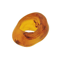 Stofring 33x25mm plastik ringperle, ikke-rund 17mm rav-marmoreret mat mat