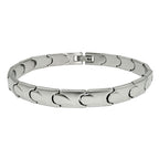 Armbånd 7,7mm links Damearmbånd rustfrit stål 20cm