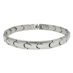 Armbånd 7,7mm links Damearmbånd rustfrit stål 20cm