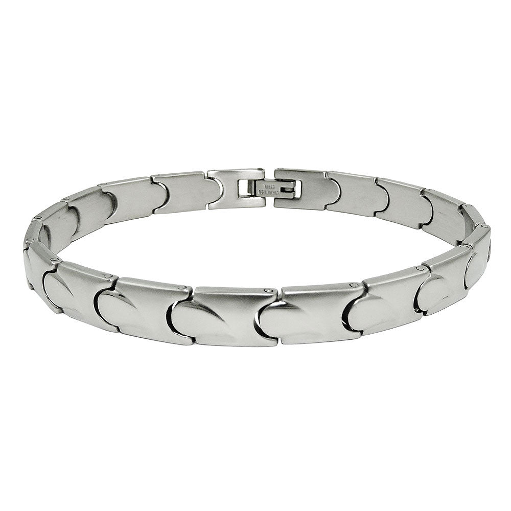 Armbånd 7,7mm links Damearmbånd rustfrit stål 20cm