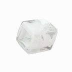 Stofring 45x36x18mm sekskantet hvid-gennemsigtig blank plastik