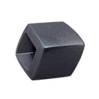 Stofring 45x36x18mm sekskantet grå-antracit-metallisk blank plastik