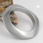 Armbånd 98x16mm plastik krommat