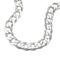 Armbånd 6,7 mm kantkæde flad sølv 925