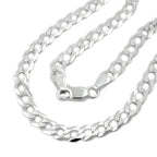 Armbånd 4,6 mm kantkæde flad med mønster sølv 925