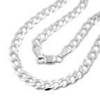Armbånd 4,6 mm kantkæde flad med mønster sølv 925