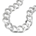 Armbånd 1,1x3 mm bredt kantkæde sølv 925