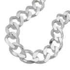 Armbånd 1,1x3 mm bredt kantkæde sølv 925