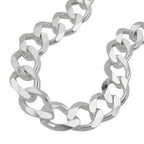 Armbånd 1,1x3 mm bredt kantkæde sølv 925