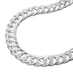 Armbånd 6mm Twin Curb Chain Sølv 925