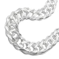 Armbånd 1,1x3,5 mm Twin Armor Silver 925