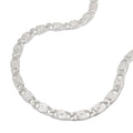 Armbånd 3,2 mm S-Curb Kæde Flad Diamant Sølv 925