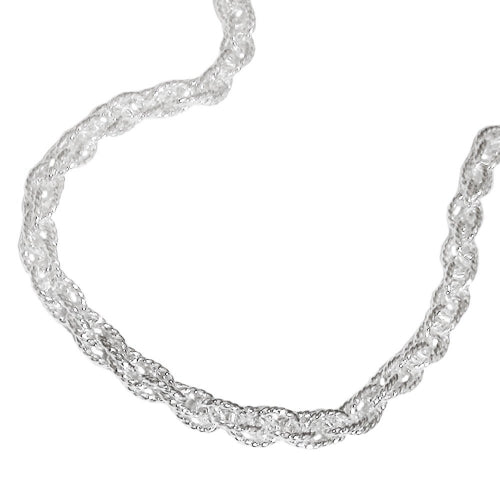 Armbånd 3mm dobbeltankerkæde sølv 925