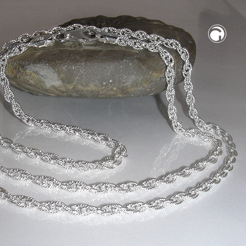Armbånd 3mm dobbeltankerkæde sølv 925