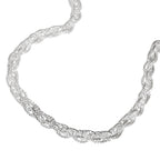 Armbånd 3mm dobbeltankerkæde sølv 925