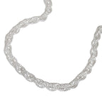 Armbånd 3mm dobbeltankerkæde sølv 925