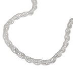Armbånd 3mm dobbeltankerkæde sølv 925
