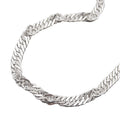 Kæde 3mm Singapore Chain Diamond Silver 925