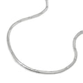 Kæde 1,3 mm rund slangekæde Diamant Sølv 925