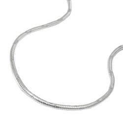Kæde 1,3 mm rund slangekæde Diamant Sølv 925