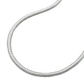 Armbånd 1,5 mm slangekæde rund skinnende sølv 925