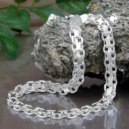 Armbånd 4,6 mm Bismarck Kæde Sølv 925