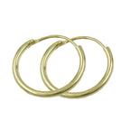 Ramme 15x1,1mm trådbøjlespænde Spænde blank 9K GULD