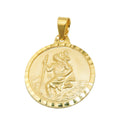 Vedhæng, Christophorus 16mm, 9K GULD