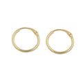 Ring 10mm trådbøjlespænde Spænde Blank 9K GULD