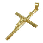 Vedhæng 30x18mm kors med Jesus 9K GULD