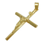 Vedhæng 30x18mm kors med Jesus 9K GULD