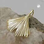 Vedhæng 20mm Ginkgo Leaf Blanky 9K GOLD